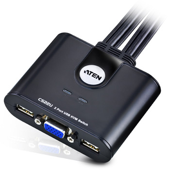 Aten CS22U 2 Port USB Cable KVM Switch : image 1