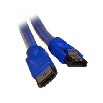 1.5m SATA External Cable Blue : image 1