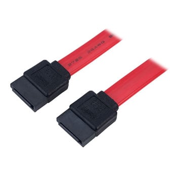 Scan SATA Cable 43cm Red (88RB-404) Straight with Latches : image 1