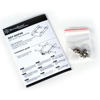 Silverstone SDP08 3.5" to 2x 2.5" HDD/SSD Bay Converter : image 2