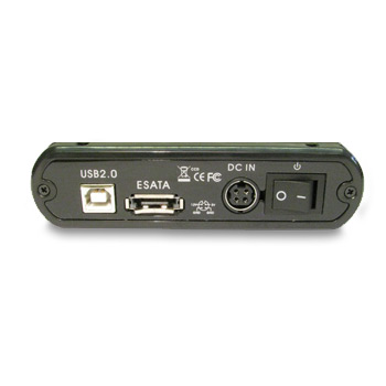 Newlink CDLSB-809, Black Aluminium, 3.5" SATA 3.0Gbps HDD to eSATA 3Gb/s/ USB 2.0 Enclosure : image 2