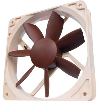 Noctua NF-S12B FLX Ultra Quiet Flexible (Veri-Speed) 120mm Cooling Fan : image 1