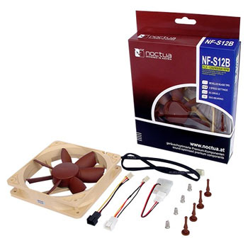 Noctua NF-S12B FLX Ultra Quiet Flexible (Veri-Speed) 120mm Cooling Fan : image 3