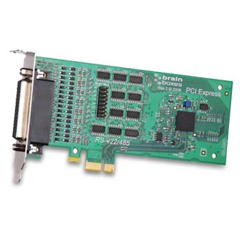 Brainboxes PCI Express x1, Low Profile, 4xRS422/485 4x9 pin, (PX-335)