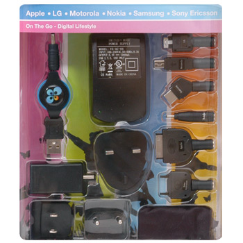 Reload Multi-Mobile & iPOD Charger with International USB Travel Adaptor : image 1