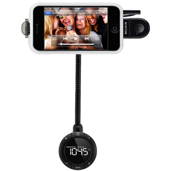 Belkin F8Z441eaB iPod/iPhone/ChargerCradle + TuneBase FM Transmitter & Hands-free Calling +More *Last unit in stock : image 1