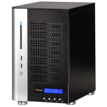 Thecus N7700SAS 7 Bay High Speed Tower, Intel Core 2 Duo, 2GB of DDR2, Dual DOM™ Design, iSCSI