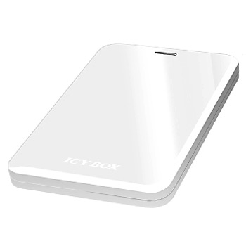 Icy Box IB-223STU-W-SSD32G White External enclosure for 2.5" SATA Inc 32GB SSD & Smart Software : image 1