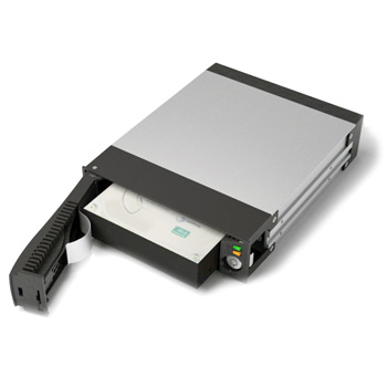 ICY DOCK MB877SK-B Tray-less Aluminum Body 3.5" SATA I & II Mobile Rack Removable Hard Drive Kit : image 2