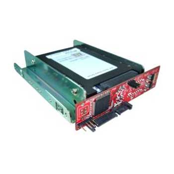 Lycom ST-139F Convert 2x2.5" Sata into a 3.5" SATA Raid Drive 3.5" form factor (inc Metal Rails) : image 1