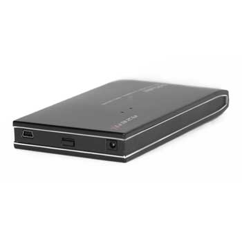 Dynatron AZEN AZ-2503 2.5" 64bit Password encrypted partition SATA to USB Ext. Enclosure inc Bag : image 2