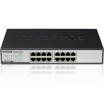 D-Link DGS-1016D 10/1000 Gigabit Green Ethernet Copper Switch : image 1
