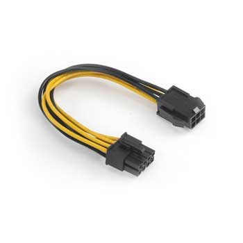 Akasa 15cm PCIe to ATX Cable Adapter