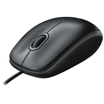 klima omgive nød Logitech B110 Optical 3 Button USB Mouse Black with Scroll Wheel LN28991 -  910-001246 | SCAN UK