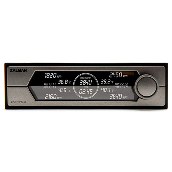 Zalman ZM-MFC3 Multi Fan Controller Controls 4 Fans, Realtime Display : image 2