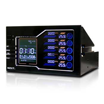 NZXT entry LX Fan Large Dual 5.25" Bay LCD Fan Controller : image 2