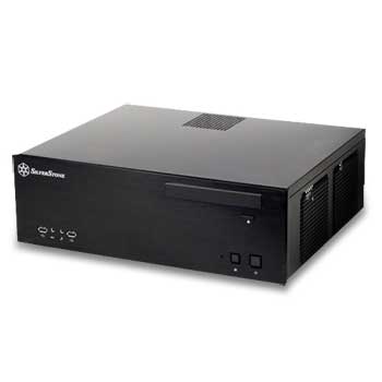 Silverstone Grandia GD04B, Black, HTPC/Desktop, Micro ATX, w/o PSU