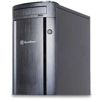Silverstone SUGO SG04B-F, Black, micro-ATX Minitower/SFF Case : image 1