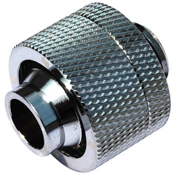 Bitspower BP-CPF-CC5 G1/4" Silver Shining Compression Fitting CC5- For ID 1/2" OD3/4" Tube