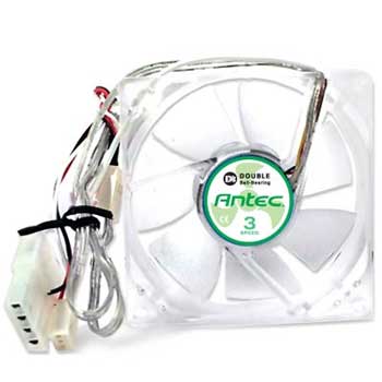 AntecTriCool 80mm DBB Double ball bearing long life Manual 3-speed switch 3-pin & 4-pin connector : image 1