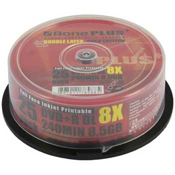 Aone DVD+R DL 8.5GB Storage Media : image 1