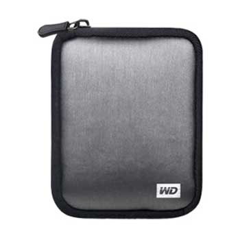 Western Digital  My Passport Neoprene Carrying Case WDBABK0000NSL-WASN, Silver