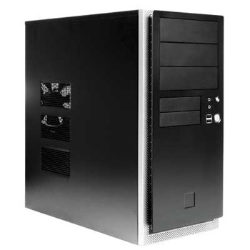 Antec NSK 4482B Black/ Silver Mini Tower Computer Case