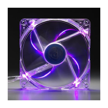 Xclio 256 Colour RGB LED 80mm Quiet Fan, Clear PC Gloss, VR Speed/LED On/Off/Set, 3000rpm : image 2