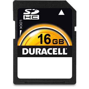 Duracell High Capacity 16GB Class 4 SD Memory Card : image 1