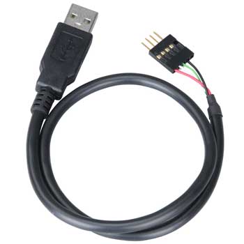 Akasa USB Cable Adapter Internal to Connector - EXUSBIE-40 SCAN UK