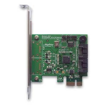 Highpoint RocketRAID 620 (RR620) 2 channel Internal PCI-e v2 x1 to SATA 6Gb/s RAID controller(card) : image 1