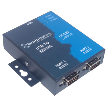 Brainbox US-257 USB to Serial 2xRS232