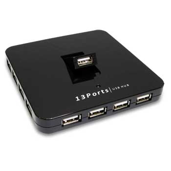 ScanFX USB 2.0 13 Port HUB with PSU USB2-3013HUB : image 1