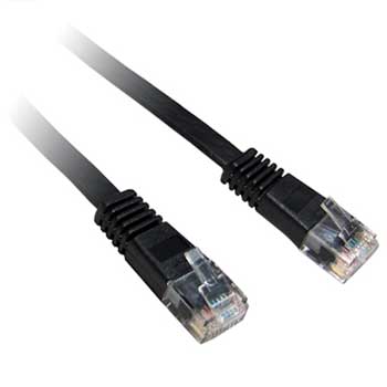 Xclio CAT5e 2M Snagless Moulded Gigabit Ethernet Cable RJ45 Black : image 1