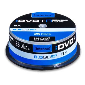 Intenso DVD+R DL 8.5GB Storage Media