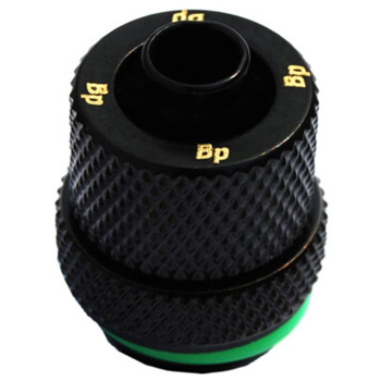 Bitspower BP-MBCPF-CC1 1/4" BSPP - 1/4" ID - 3/8" OD - 10/8mm II Compression - Matte Black : image 2
