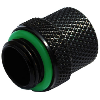 Bitspower BP-MBCPF-CC1 1/4" BSPP - 1/4" ID - 3/8" OD - 10/8mm II Compression - Matte Black : image 3