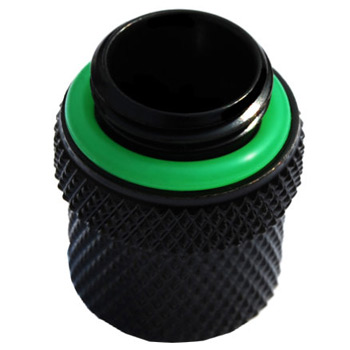 Bitspower BP-MBCPF-CC1 1/4" BSPP - 1/4" ID - 3/8" OD - 10/8mm II Compression - Matte Black : image 4