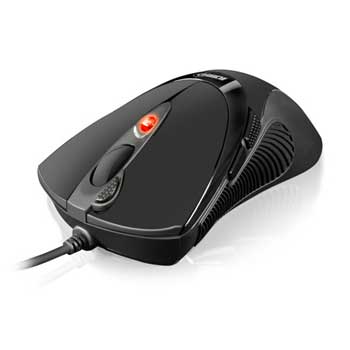 Sharkoon Black FireGlider Laser Mouse inc Weights 118 to 135g, DPI 600 to 3600,USB, 6 Buttons +Macro : image 1