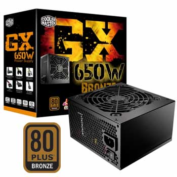 Cooler Master GX RS650-ACAAD3-UK 650W Power Supply (PSU) : image 1