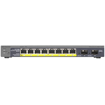 Netgear GS110TP-200EU PoE Gigabit Smart Switch, with 2 Fibre Module Slots : image 1
