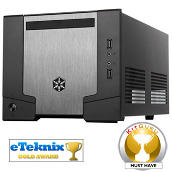 Silverstone SG07B, Sugo SFF mini-ITX, Black, with 600W PSU, 80 Plus Bronze, 2 Full Slots : image 1