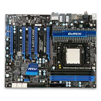 MSI 890FXA-GD70 AMD 890FX AM3 Motherboard : image 2