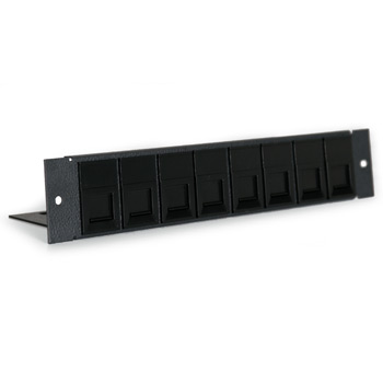 8 Port Philex 75064BQ Shuttered Patch Panel (Empty) for a Network Data Cabinet : image 1