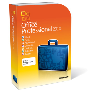 Microsoft Office 2010 Professional 32/64bit Retail
