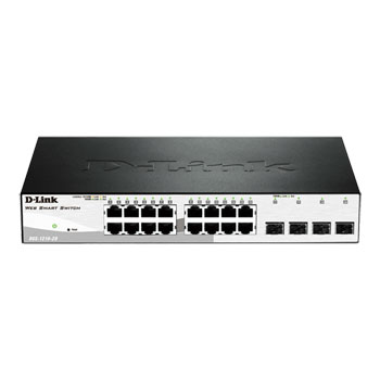 D-Link Gigabit 16 Port Smart Switch with 4 Combo SFP Ports DGS-1210-16