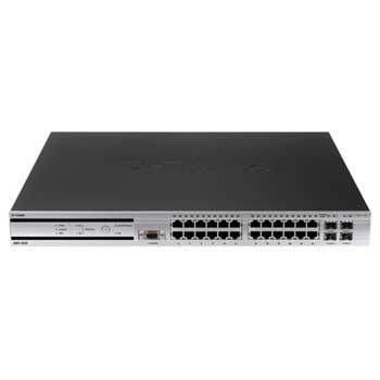 D-Link DWS-4026 24-Port Layer2+ Gigabit 11n Wireless Switch/Controller with PoE