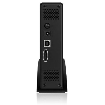Icy Box IB-366StUS2-B Aluminium Case for 3.5" SATA HDD with EasySwap, USB 2.0 + eSATA host : image 3