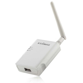Edimax PS-1210MFN wireless 150mbps USB Multifunction Print server