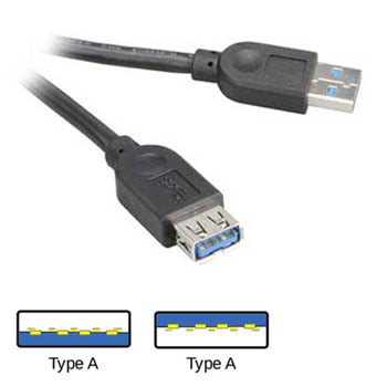 Akasa USB 3.0 Extension Cable - 1.5 Metre : image 1